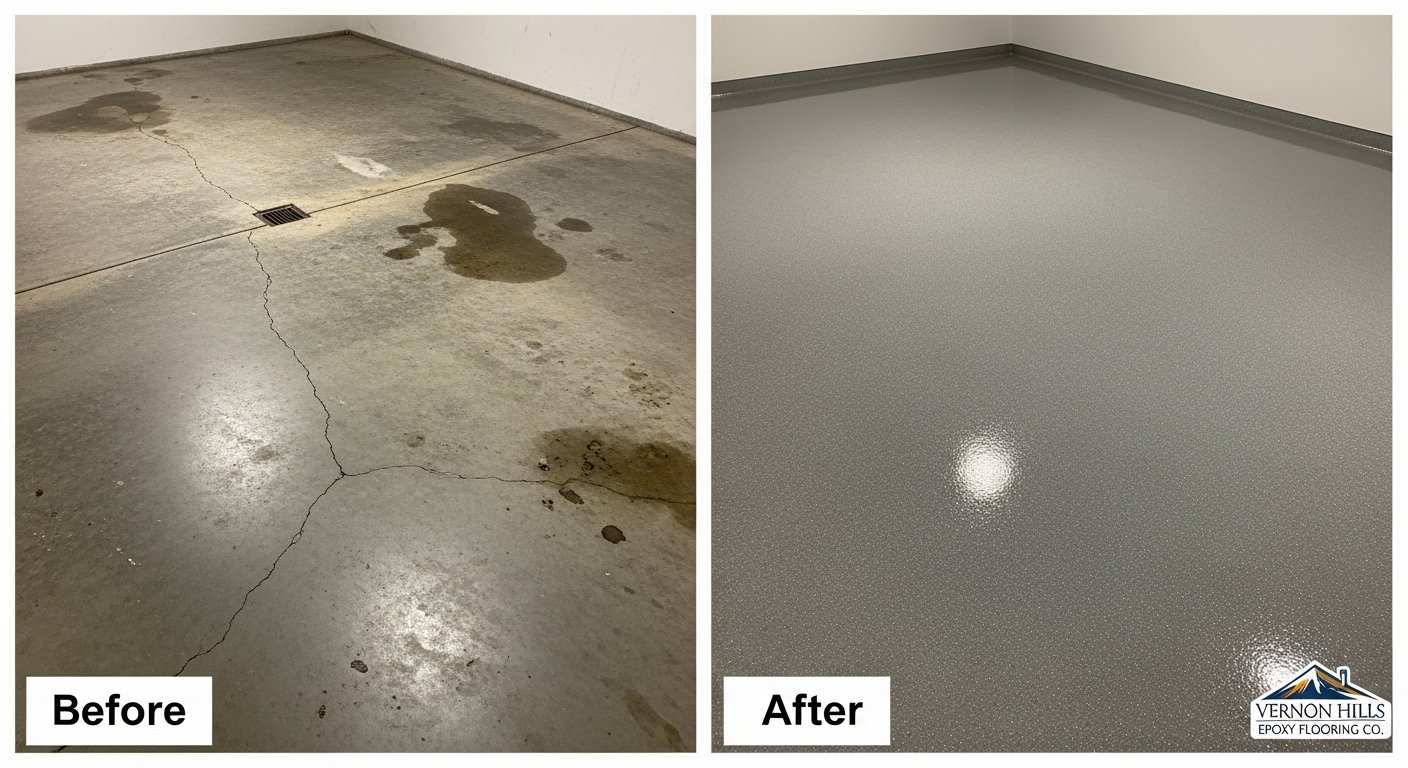 basement floor before and after coating 1 copy