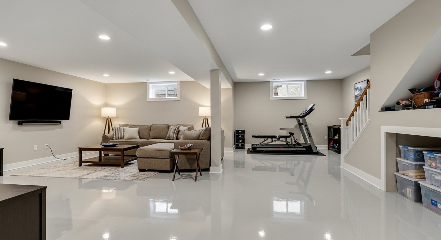 basements with epoxy floors 4