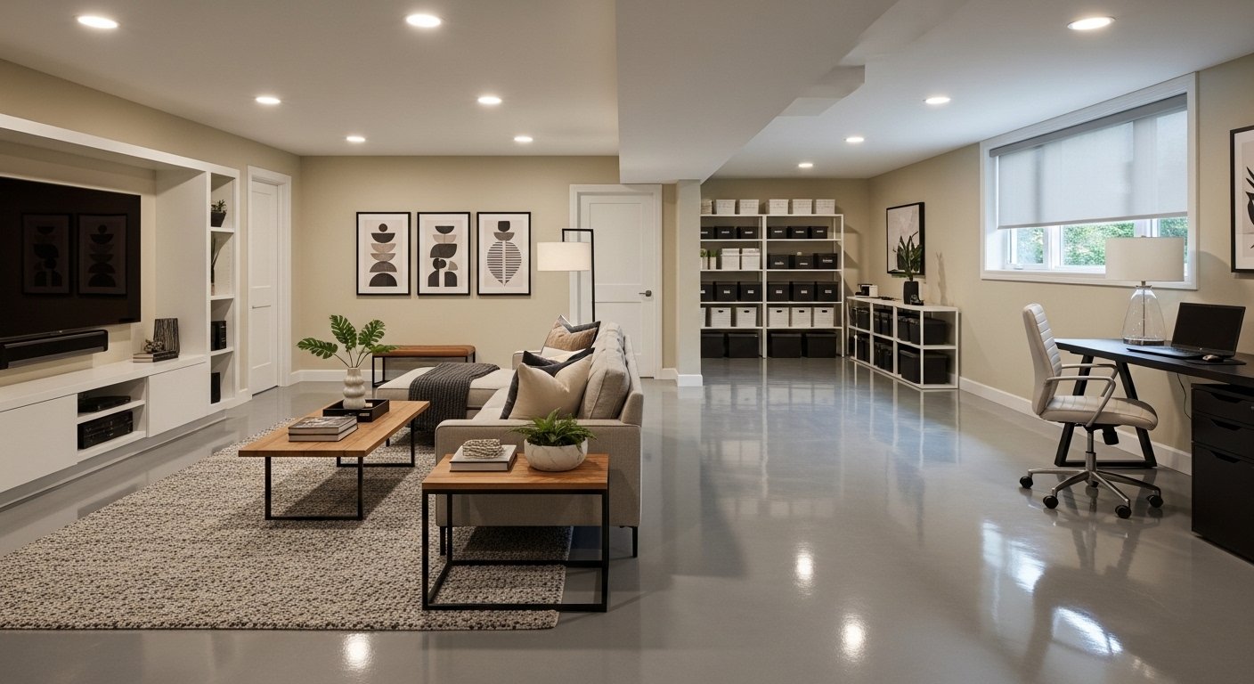 basements with epoxy floors 6