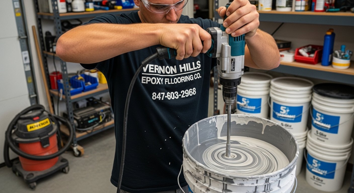 mixing epoxy materials 7